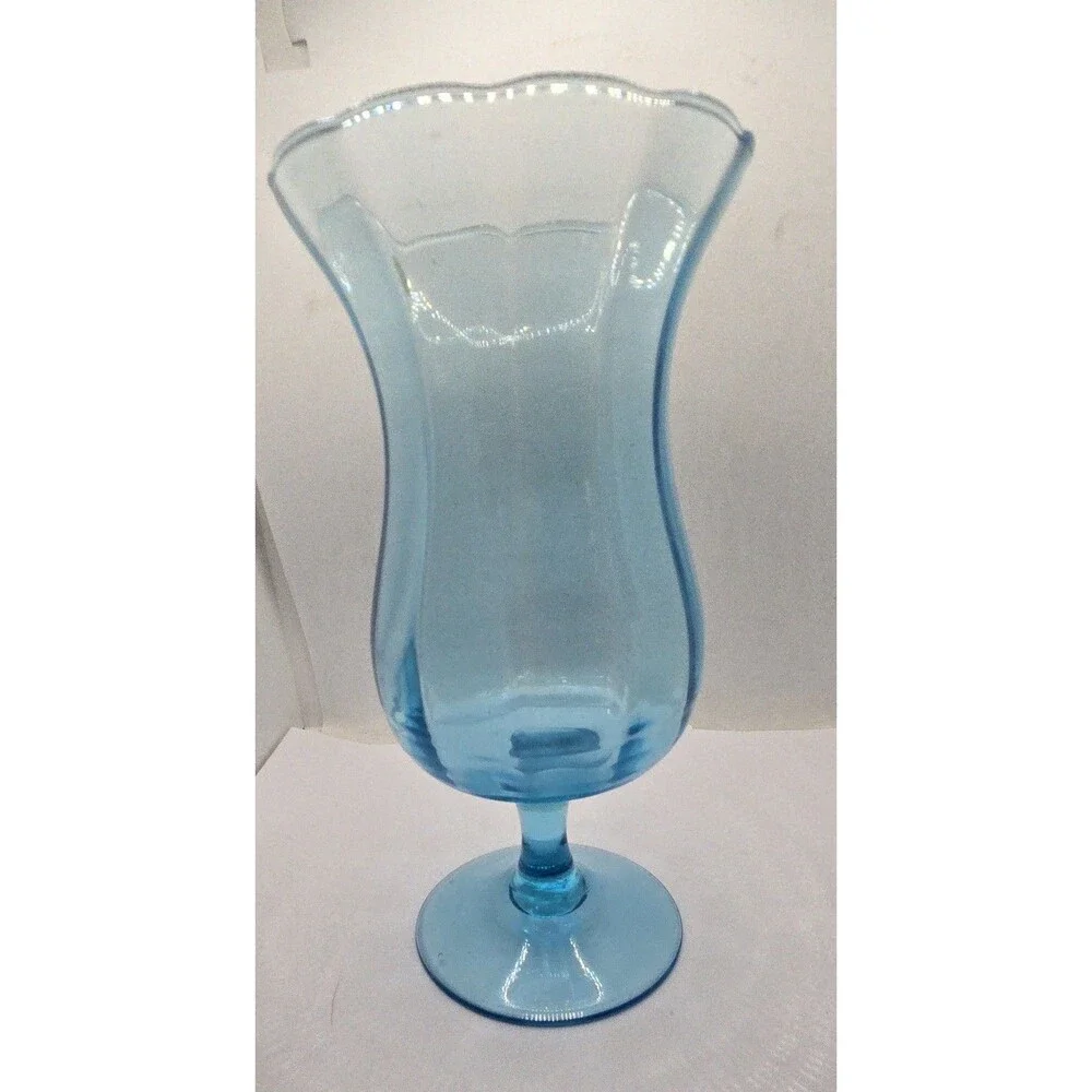 Murano blue stemmed